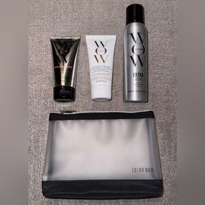 ColorWow Color Security Shampoo, Conditioner & Extra Mist-ical Shine Spray Set